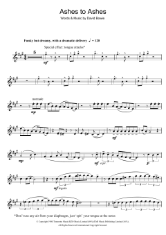 Ashes To Ashes von David Bowie (Download) 