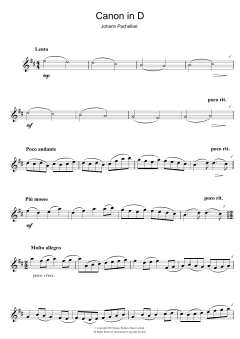 Canon in D von Johann Pachelbel (Download) 