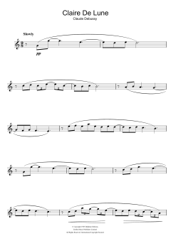 Clair De Lune von Claude Debussy (Download) 