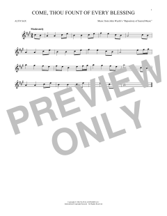 Come, Thou Fount Of Every Blessing von John Wyeth (Download) 