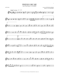 Friend Like Me von Alan Menken (Download) 