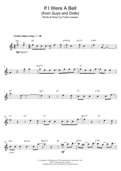 If I Were A Bell von Frank Loesser (Download) 