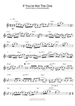 If You're Not The One von Daniel Bedingfield (Download) 