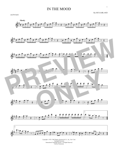 In The Mood von Ernie Field's Orchestra (Download) 