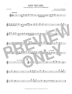 Kiss The Girl von Alan Menken (Download) 