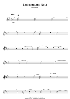 Liebestraume: Notturno No.3 In A Flat: O Lieb, So Lang Du Lieben... von Franz Liszt (Download) 