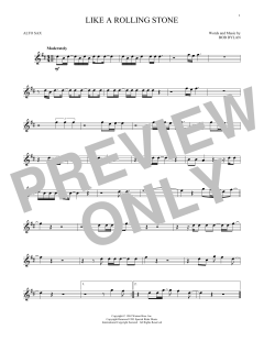 Like A Rolling Stone von Bob Dylan (Download) 
