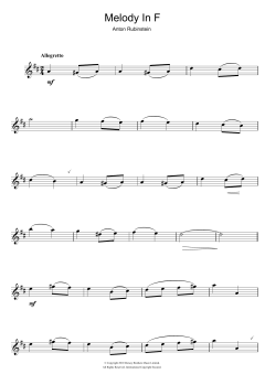 Melody In F von Anton Rubinstein (Download) 