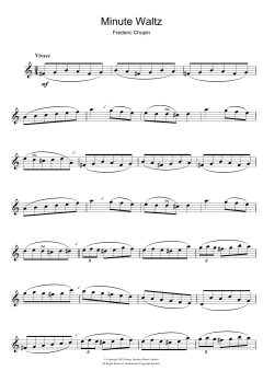 Minute Waltz in D flat major Op. 64 No. 1 von Frédéric Chopin (Download) 