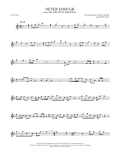 Never Enough von Benj Pasek (Download) 