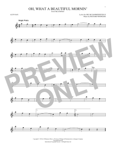 Oh, What A Beautiful Mornin' von Rodgers & Hammerstein (Download) 