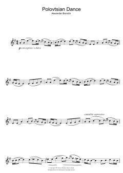 Polovtsian Dance von Alexander Borodin (Download) 