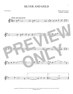 Silver And Gold von Johnny Marks (Download) 