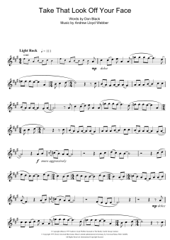 Take That Look Off Your Face von Andrew Lloyd Webber (Download) 