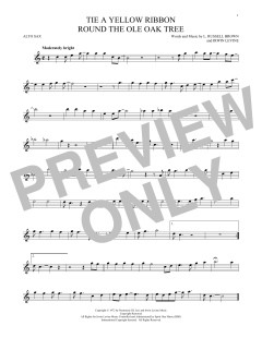 Tie A Yellow Ribbon Round The Ole Oak Tree von Irwin Levine (Download) 