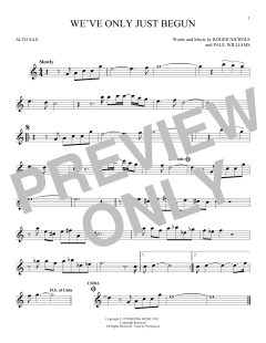 We've Only Just Begun von The Carpenters (Download) 