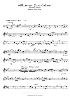 Willkommen von Fred Ebb (Download) 