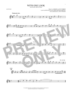 With One Look von Andrew Lloyd Webber (Download) 