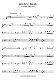Wonderful Tonight von Eric Clapton (Download) 