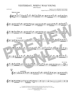 Yesterday, When I Was Young von Roy Clark (Download) 