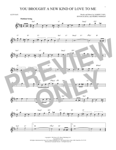 You Brought A New Kind Of Love To Me von Scott Hamilton (Download) 