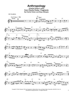 Anthropology von Charlie Parker (Download) 