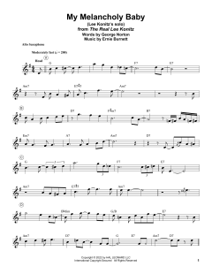 My Melancholy Baby von Lee Konitz (Download) 