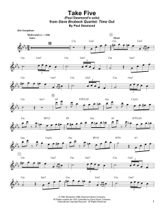 Take Five von Paul Desmond (Download) 
