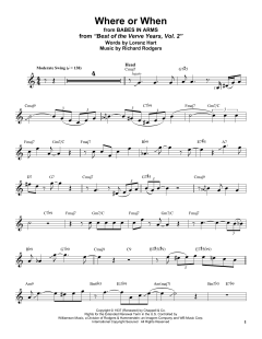 Where Or When von Stan Getz (Download) 