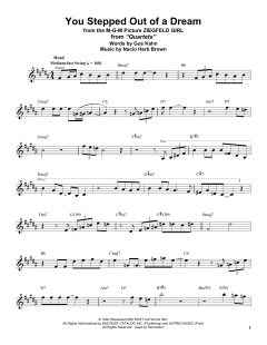 You Stepped Out Of A Dream von Stan Getz (Download) 