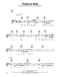 Ticket To Ride von The Beatles (Download) 