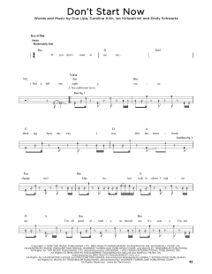 Don't Start Now von Dua Lipa (Download) 