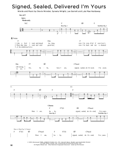 Signed, Sealed, Delivered I'm Yours von Stevie Wonder (Download) 