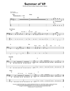 Summer Of '69 von Bryan Adams (Download) 