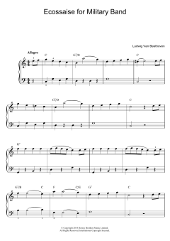 Ecossaise for Military Band, WoO 23 (Download) 