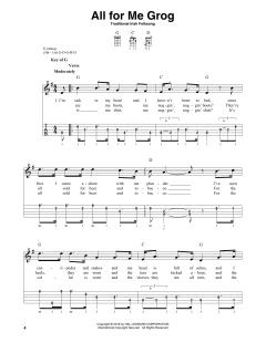 All For Me Grog von Traditional Irish Folksong (Download) 