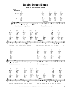 Basin Street Blues von Spencer Williams (Download) 