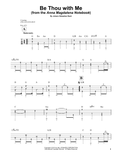 Be Thou With Me von Johann Sebastian Bach (Download) 