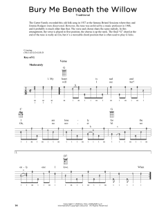 Bury Me Beneath The Willow von Traditional (Download) 