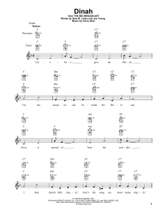 Dinah von Harry Akst (Download) 
