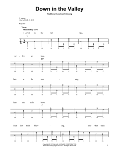 Down In The Valley von Traditional American Folksong (Download) 