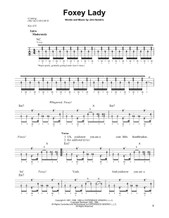 Foxey Lady von Jimi Hendrix (Download) 
