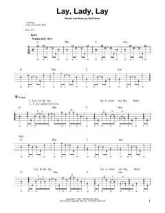 Lay, Lady, Lay von Bob Dylan (Download) 