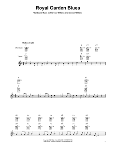 Royal Garden Blues von Spencer Williams (Download) 