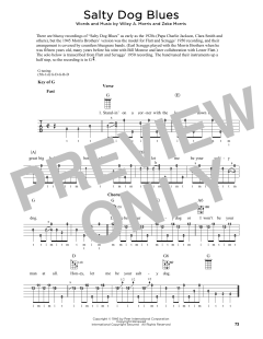 Salty Dog Blues von Zeke Morris (Download) 