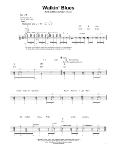 Walkin' Blues von Robert Johnson (Download) 