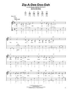 Zip-A-Dee-Doo-Dah von Ray Gilbert (Download) 