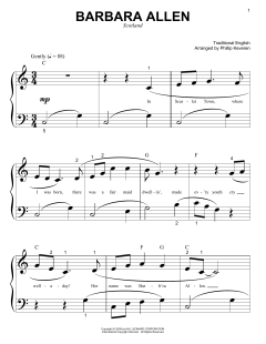 Barbara Allen von Traditional English Ballad (Download) 