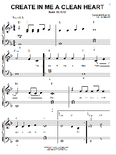 Create In Me A Clean Heart von Keith Green (Download) 