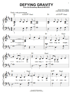 Defying Gravity von Stephen Schwartz (Download) 